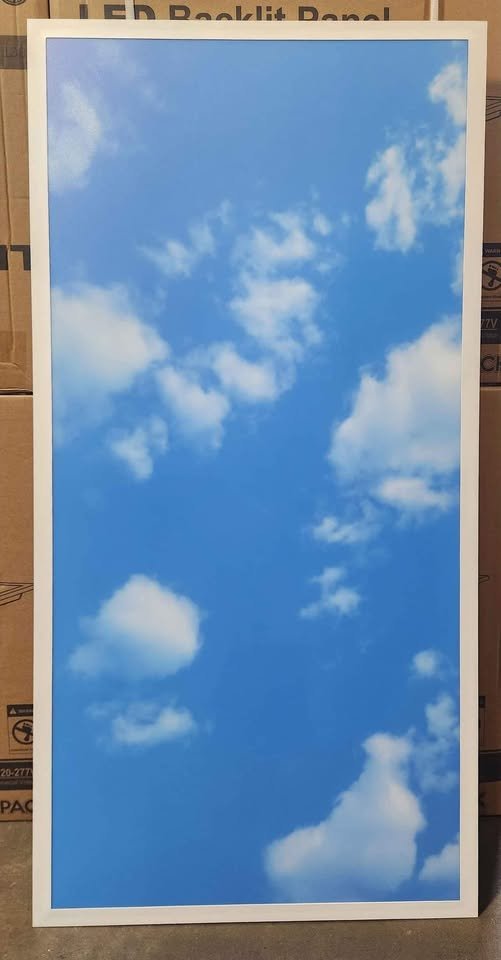 2X4 CLOUD PANELS SKY BLUE