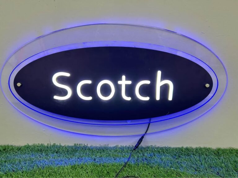 SCOTCH OVAL NEON