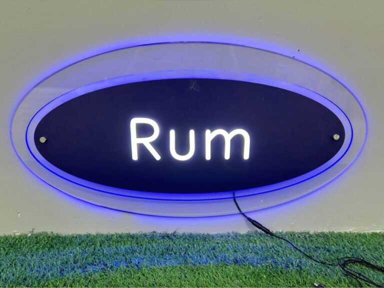 RUM OVAL NEON