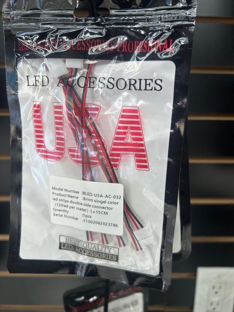 8mm singel color led strips double side connector（120led per meter） L=15CM (32)