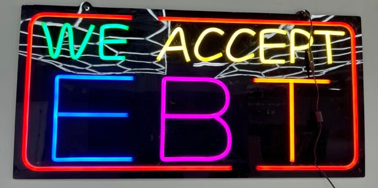 NEON-WE ACCEPT EBT