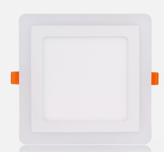 3+3W SQUARE LED PANEL LIGHT BLUE