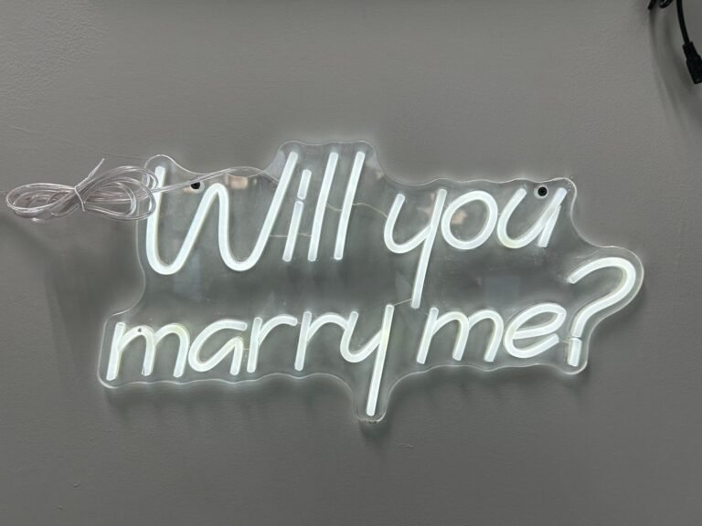 NEON-WILL YOU MARRY ME- S