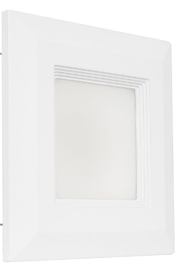 Led Baffle Down Lighting 4inch, 9w Square