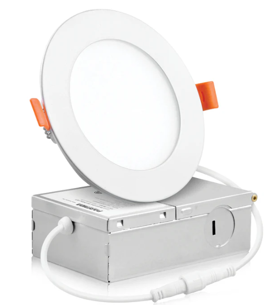 LED 4 INCH ROUND SLIM RECESSED PANEL LIGHT