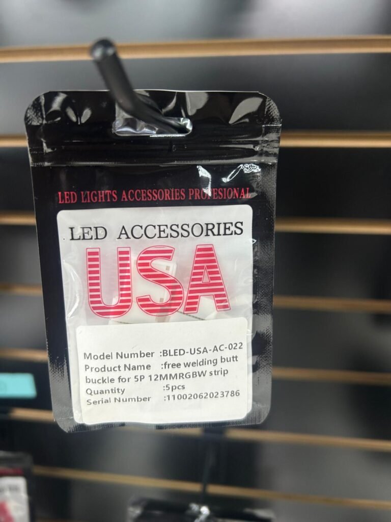 free welding butt buckle for 12MMRGB+W strip (22)